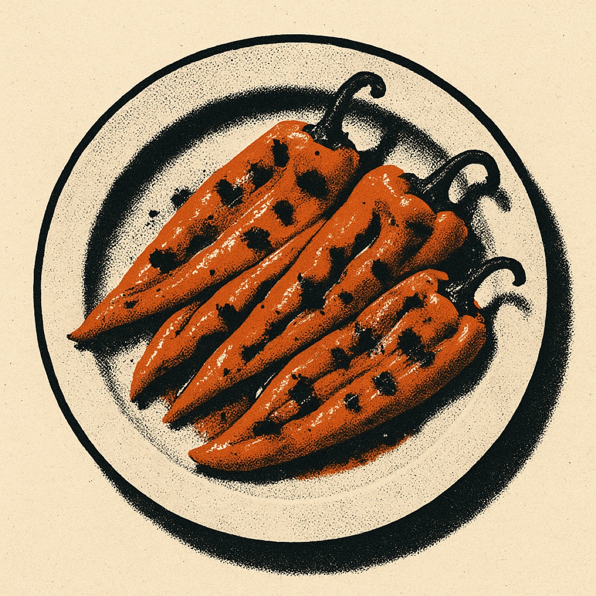 Pimientos Asados (Gegrillte Paprika)